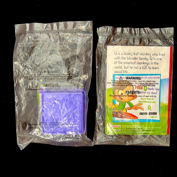 Q Wunder Monkey Set of 2 Activity Book and Q Cards Chick-fil-A Kids Toy NEW - Picture 2 of 4